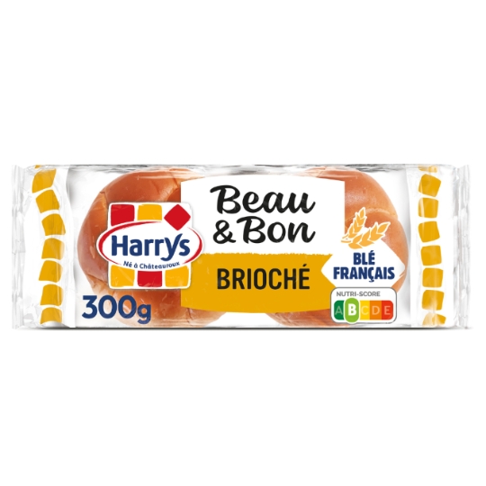 Pain burger beau & bon brioché nature sans additifs HARRYS