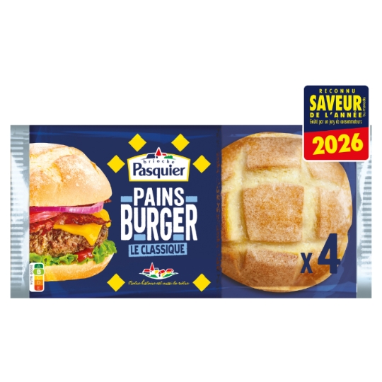 Pains burgers classiques PASQUIER