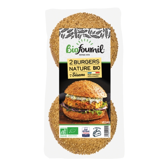 Pains burger bio gourmand BIOFOURNIL