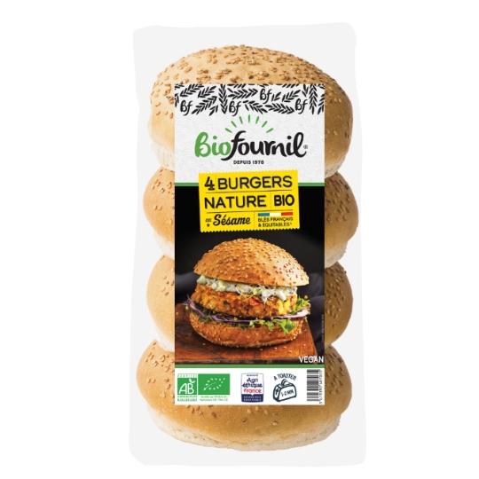 Pains burger bio BIOFOURNIL