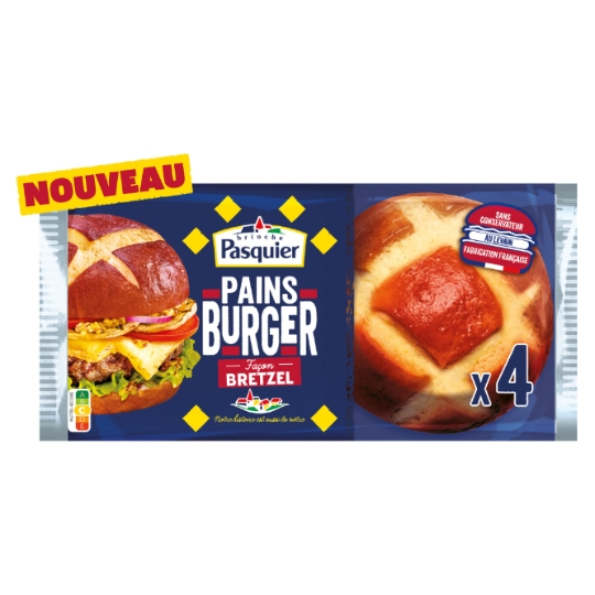 Pains Burgers Façon Bretzel PASQUIER