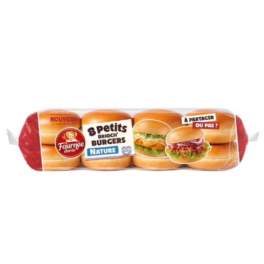 Petites Brioches Burgers Nature LA FOURNEE DOREE