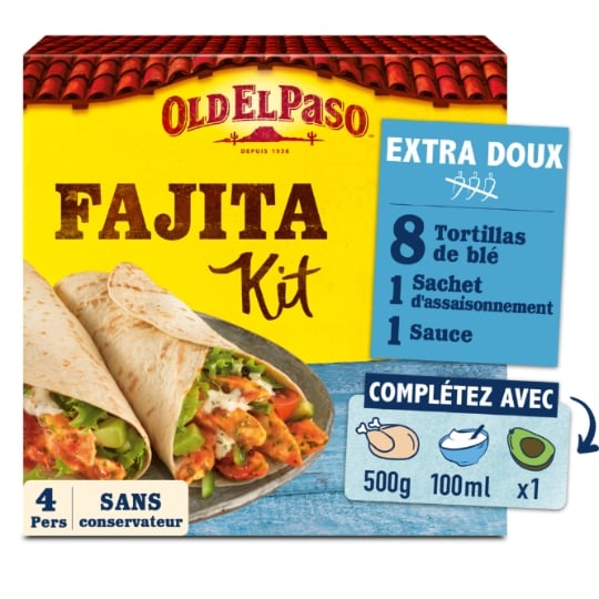 Kit Fajitas Extra Doux OLD EL PASO