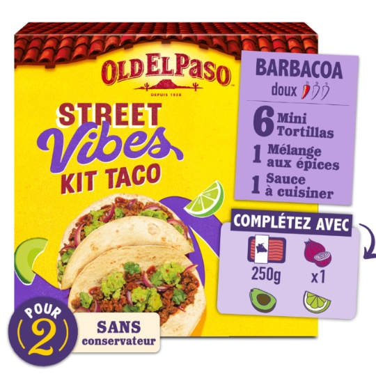 Kit Taco Barbecue Doux OLD EL PASO