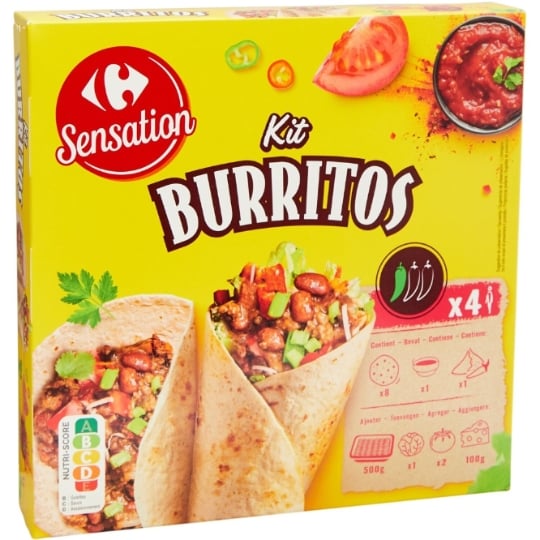 Kit burritos CARREFOUR SENSATION