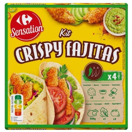 Fajitas  KIT CROUSTI FAJI CARREFOUR SENSATION