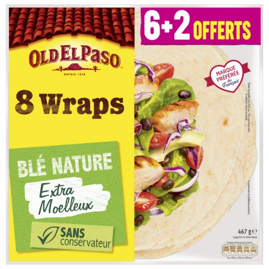 Wraps De Blé Nature OLD EL PASO