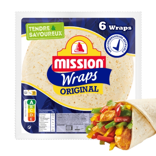 Wraps Blé Nature Original MISSION