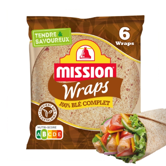Wraps Blé Complet MISSION