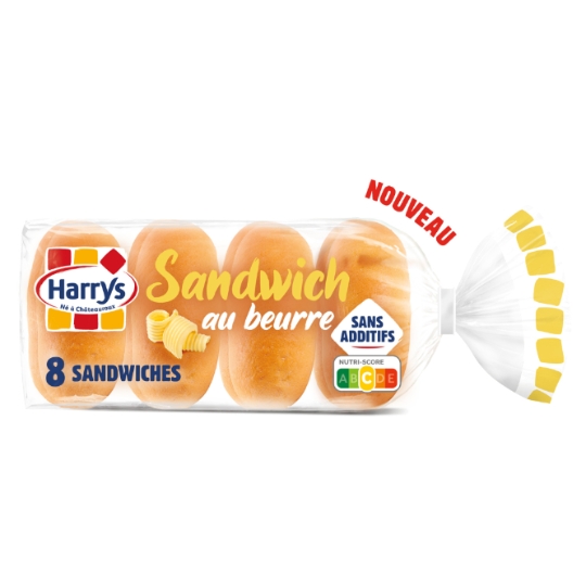 Pain sandwich au beurre sans additifs HARRYS