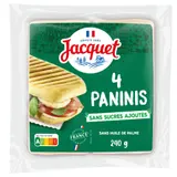 Pain Panini Nature Sans sucres ajoutés JACQUET