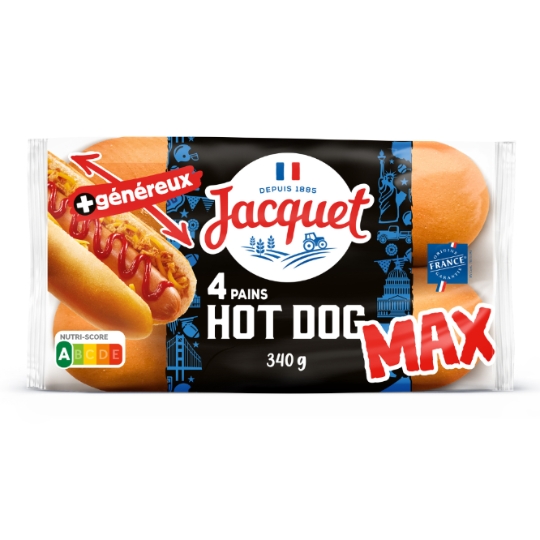 Pain Hot-Dog Nature Max JACQUET