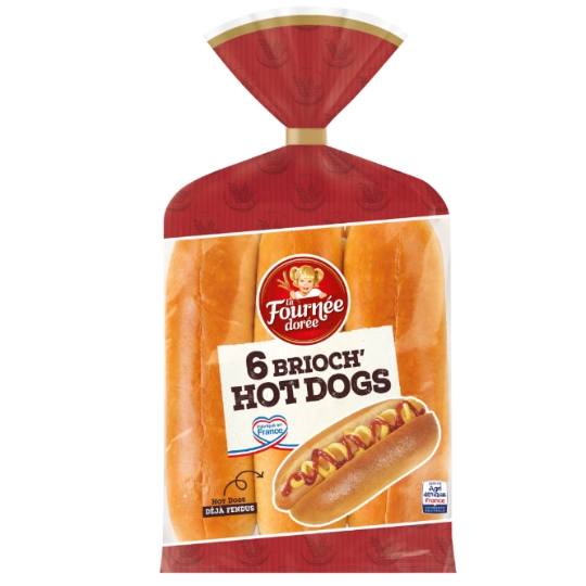 Pain pour hot dog LA FOURNEE DOREE
