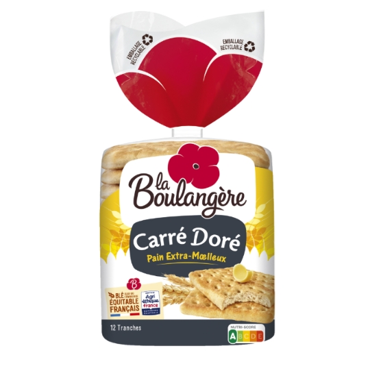 Pain carré doré LA BOULANGERE
