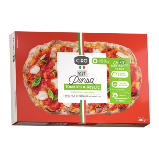 Kit Pinsa Sauce Basilic avec Huile d'Olive Extra Vierge CIRO