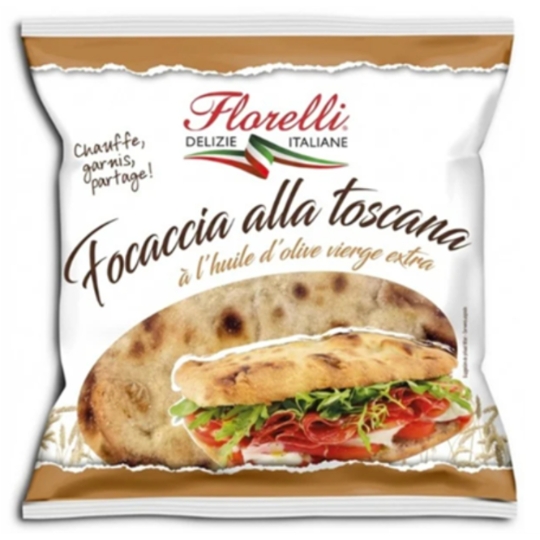 Focaccia alla Toscana à l'Huile d'Olive Vierge Extra FLORELLI
