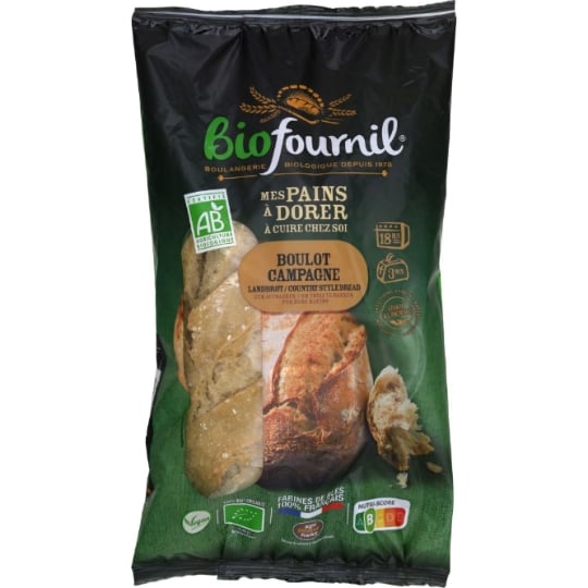 Pain bio boulot campagne à cuire BIOFOURNIL