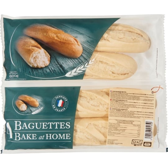 Demi-baguettes précuites