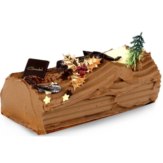 Bûche ganache de chocolat