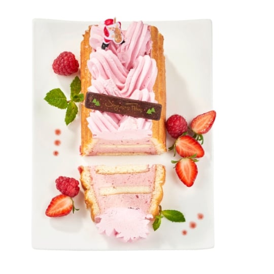 Bûche fruits rouges