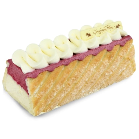 Bûche Vanille Cassis