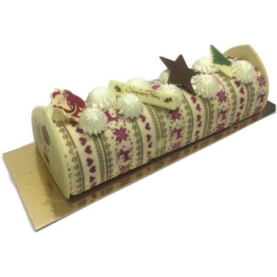 Bûche pomme caramel