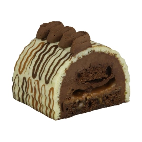 Bûche au caramel beurre salé