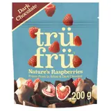 Framboises Enrobées Chocolat Blanc et Noir TRU FRU