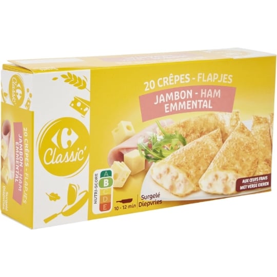 Crêpes Jambon Emmental CARREFOUR CLASSIC'