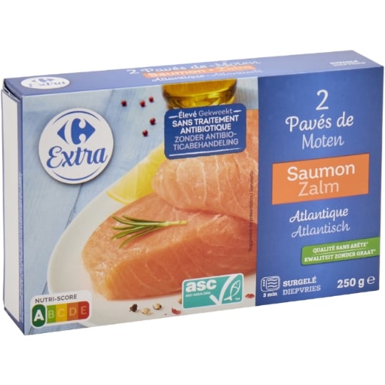 Pavés de Saumon Atlantique ASC CARREFOUR EXTRA