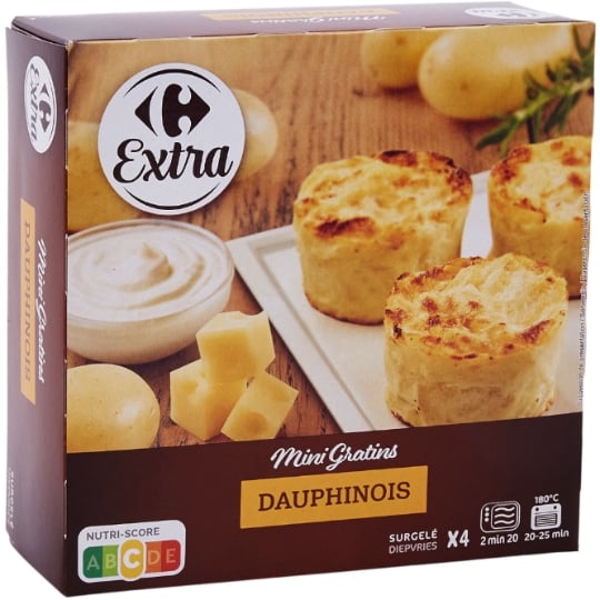 Mini Gratins Dauphinois CARREFOUR EXTRA