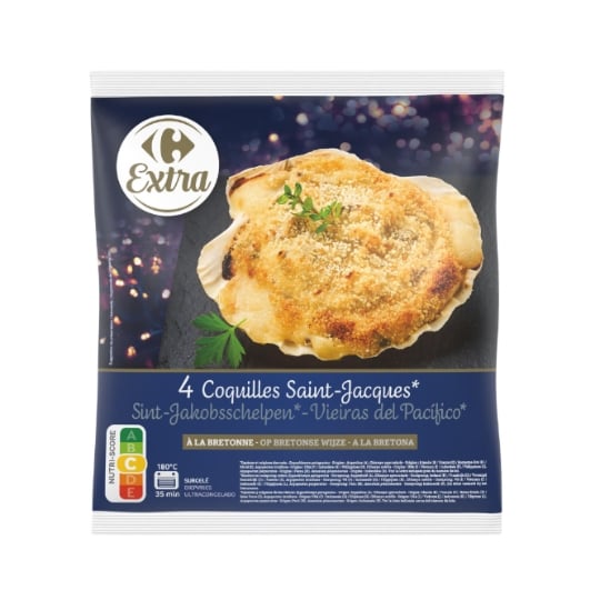 Coquilles St-Jacques à la Bretonne CARREFOUR EXTRA