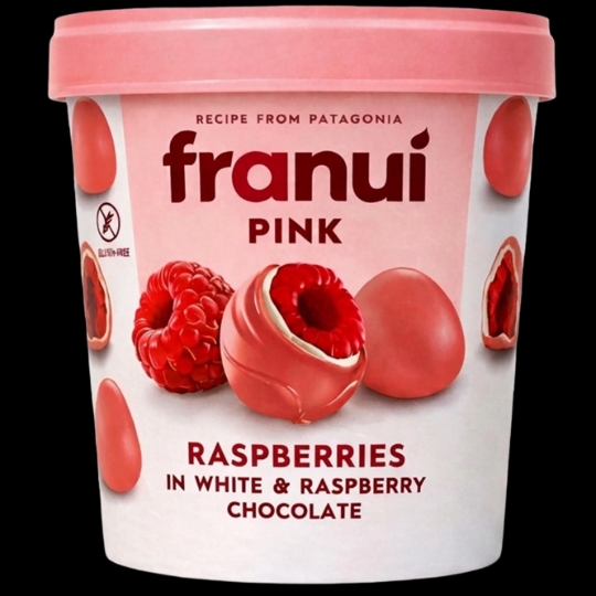 Framboises Enrobées Chocolat Blanc et Framboise FRANUI