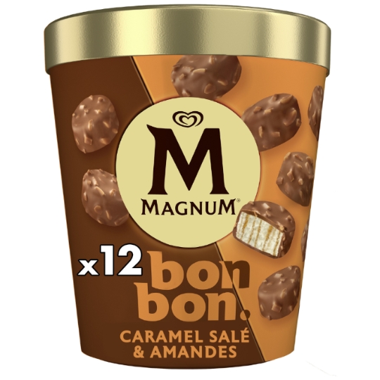 Bouchées Glacées Caramel Salé Amandes MAGNUM
