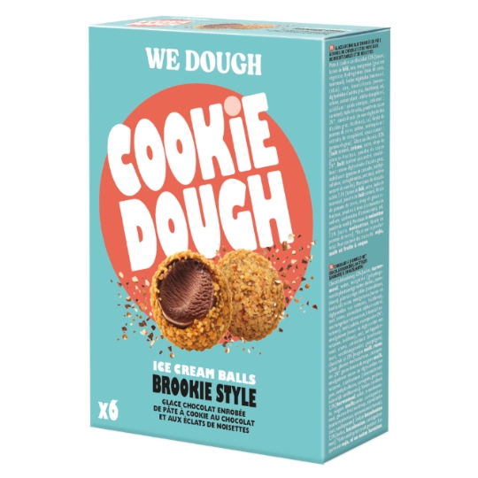 Bouchées Glacées Chocolat Enrobée de Pâte à Cookie WE DOUGH
