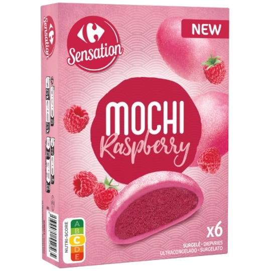 Mochis Glacés Framboise CARREFOUR SENSATION