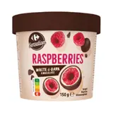 Framboises Enrobées Chocolat Blanc et Noir CARREFOUR SENSATION
