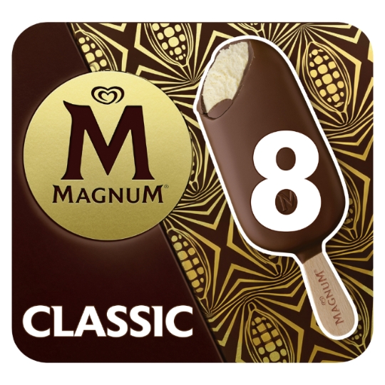 Glaces Bâtonnets Vanille Chocolat MAGNUM