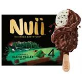 Glaces Bâtonnets Cookies Menthe et Chocolat NUII