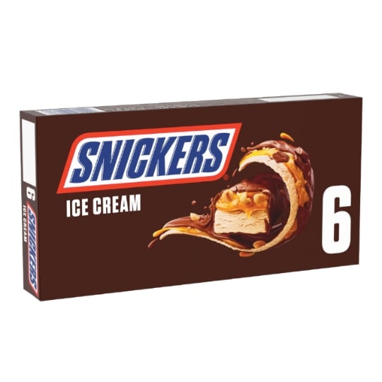 Barres Glacées Chocolat Caramel et Cacahuètes SNICKERS