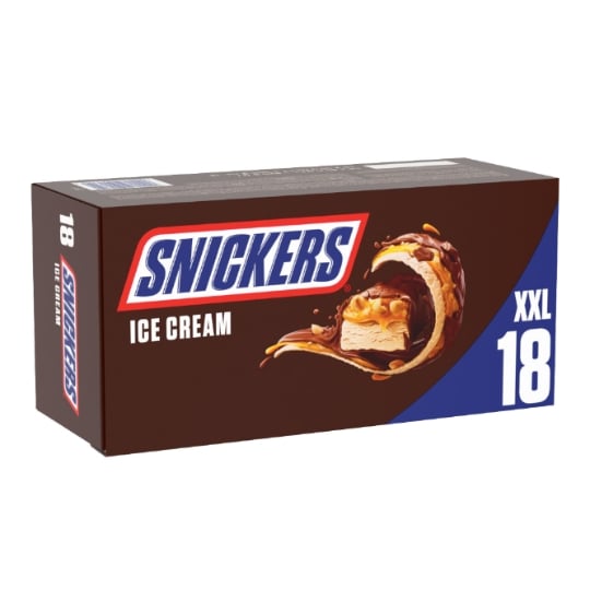 Barres Glacées Chocolat Caramel et Cacahuètes SNICKERS