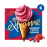 Glaces Cônes Fruits Rouges EXTREME