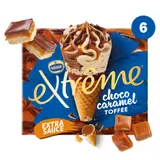 Glaces Cônes Chocolat Caramel Toffee EXTREME