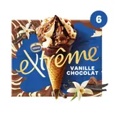 Glaces Cônes Vanille Chocolat EXTREME
