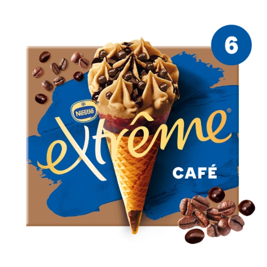 Glaces Cônes Café EXTREME