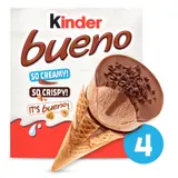 Glaces Cônes Chocolat Noisettes KINDER BUENO