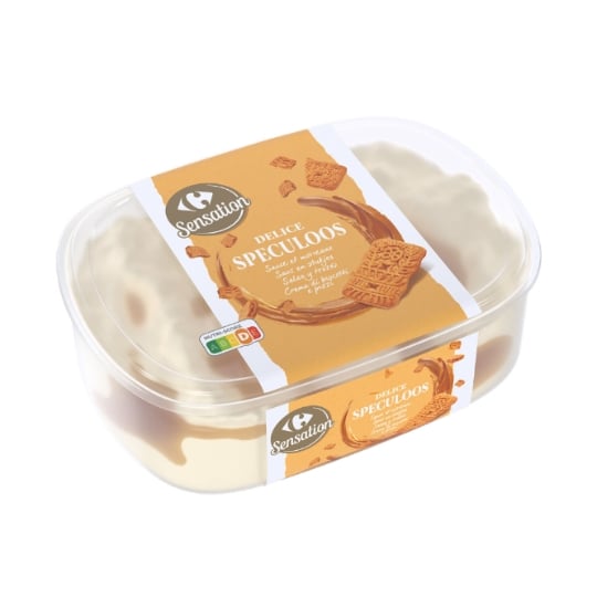 Glace en Bac Spéculoos CARREFOUR SENSATION