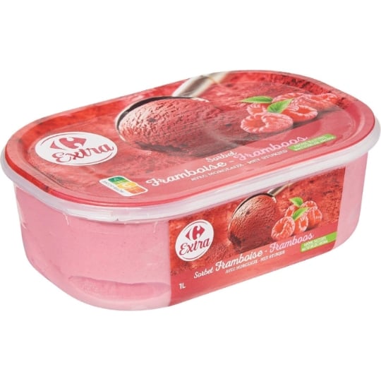 Sorbet en Bac Framboise CARREFOUR EXTRA