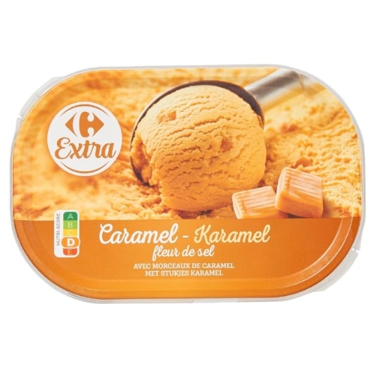 Glace en Bac Caramel Fleur de Sel CARREFOUR EXTRA