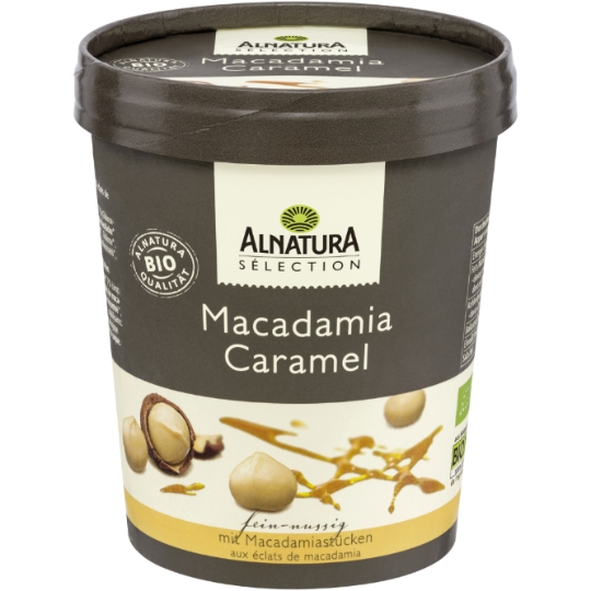Glace en Pot Macadamia Caramel Bio ALNATURA